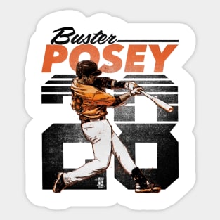 Buster Posey San Francisco Retro Sticker